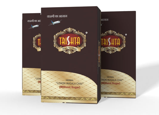 Lemon Masala Tea Without Sugar